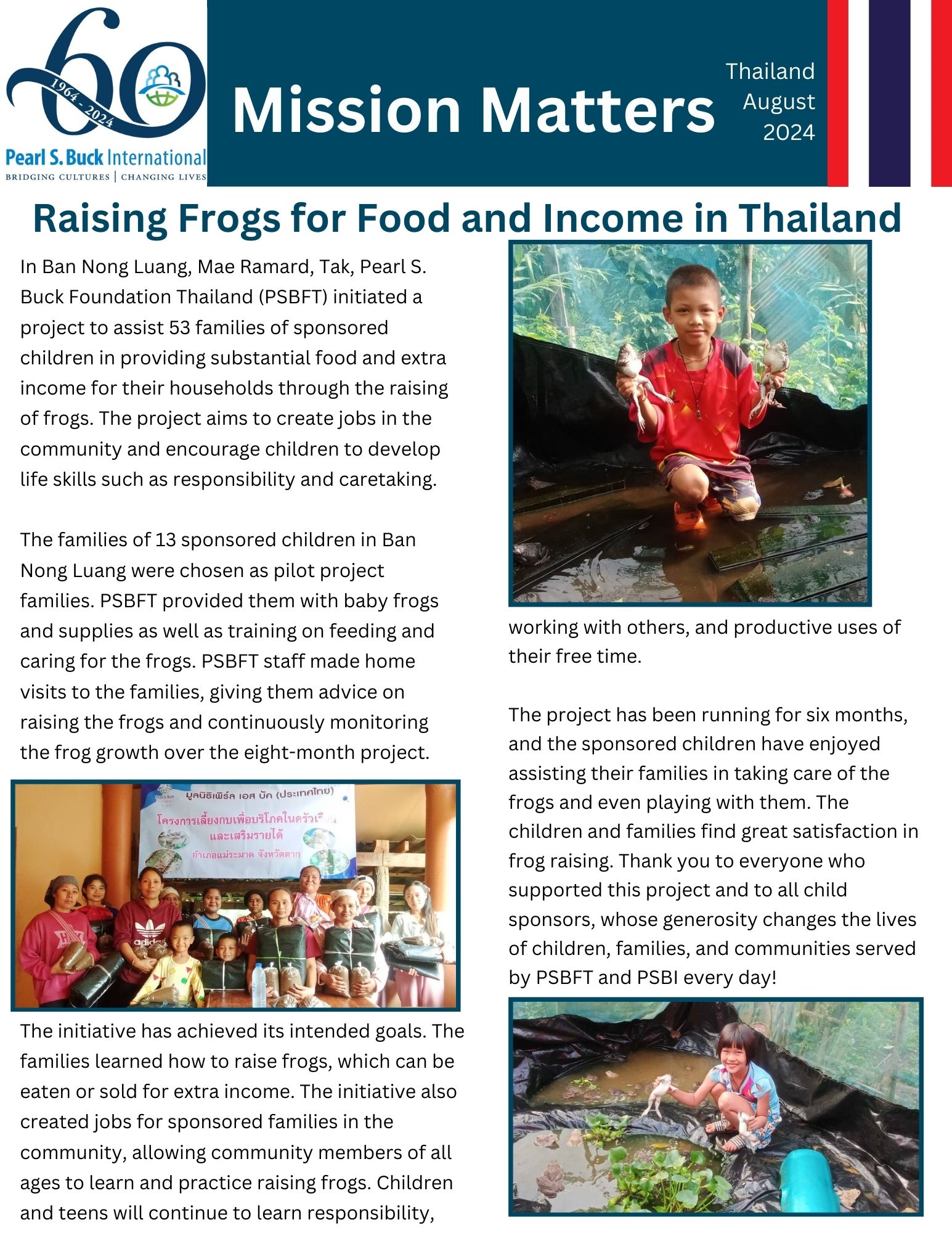 Mission Matters August 2024 Thailand